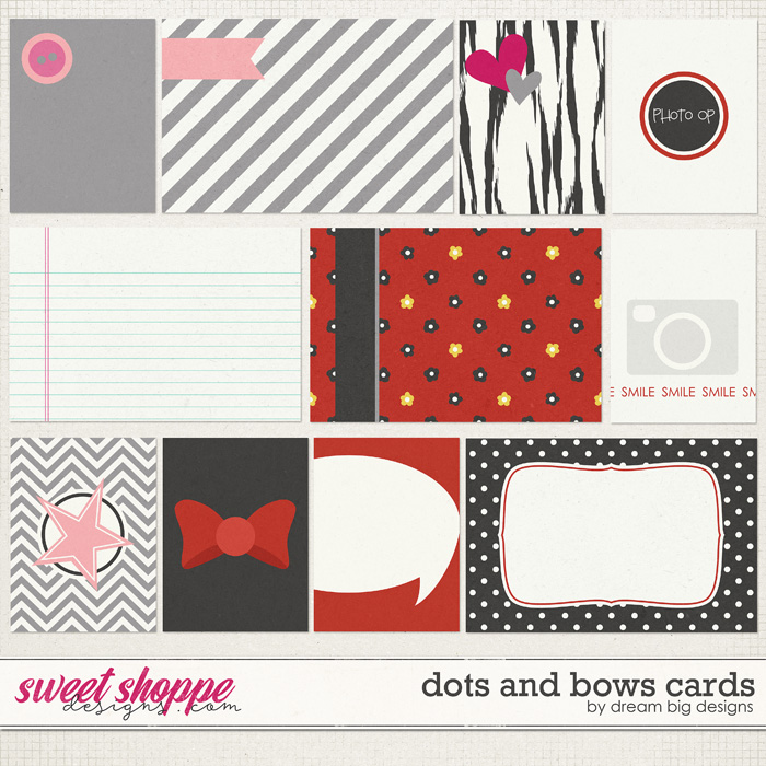 Dots and Bows Cards by Dream Big Designs Dots and Bows Cards by Dream Big Designs