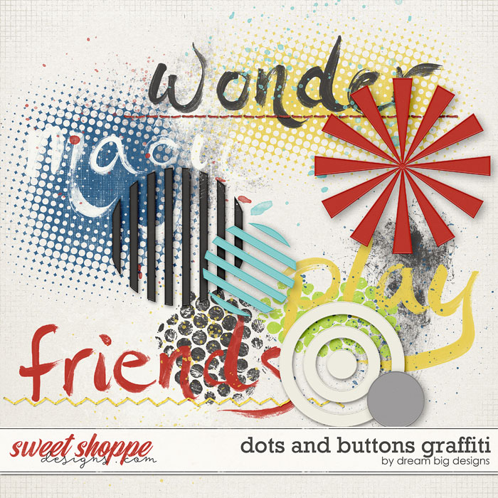Dots and Buttons Graffiti by Dream Big Designs Dots and Buttons Graffiti by Dream Big Designs
