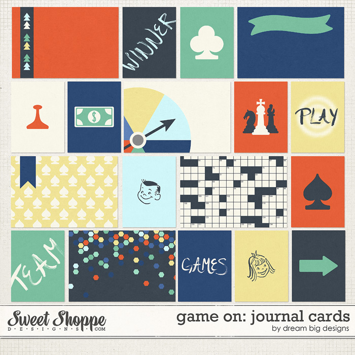 Game On: Journal Cards by Dream Big Designs Game On: Journal Cards by Dream Big Designs