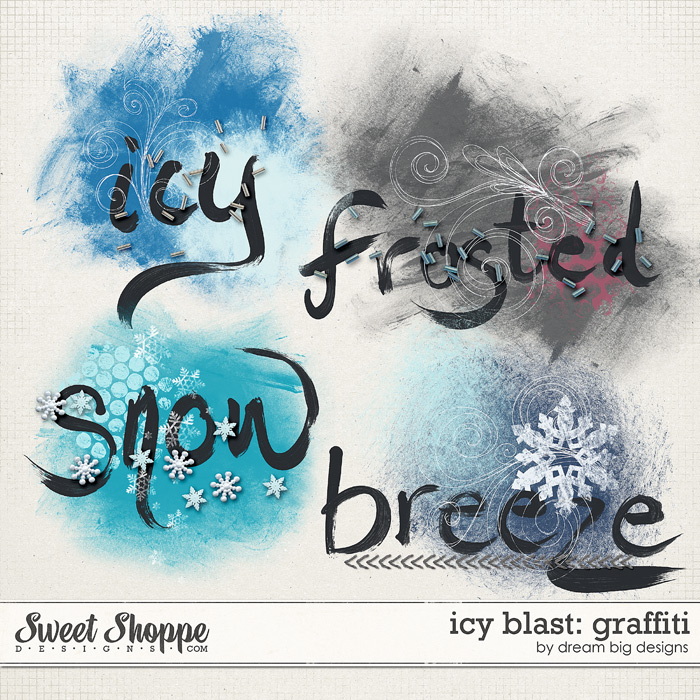 Icy Blast: Graffiti by Dream Big Designs Icy Blast: Graffiti by Dream Big Designs