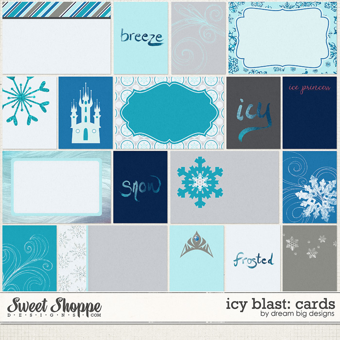 Icy Blast: Cards by Dream Big Designs Icy Blast: Cards by Dream Big Designs