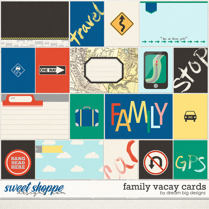 Family Vacay Cards by Dream Big Designs Family Vacay Cards by Dream Big Designs