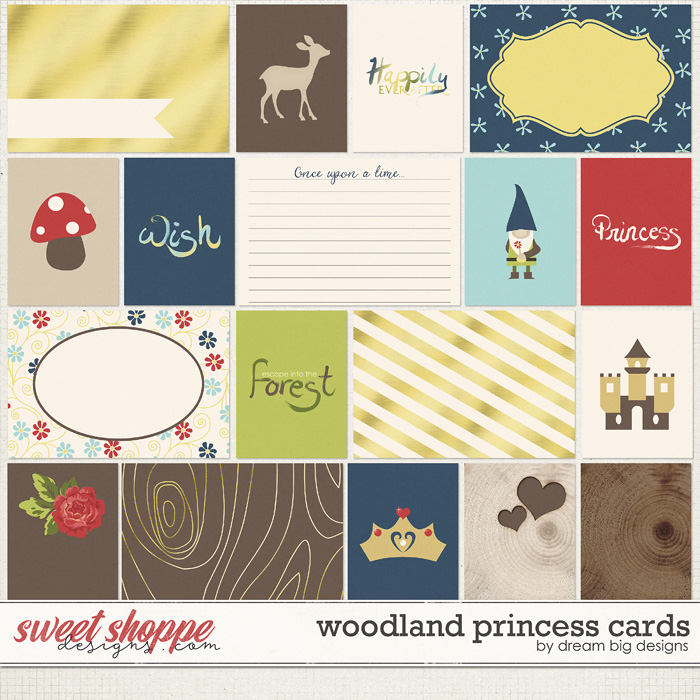 Woodland Princess Cards by Dream Big Designs Woodland Princess Cards by Dream Big Designs