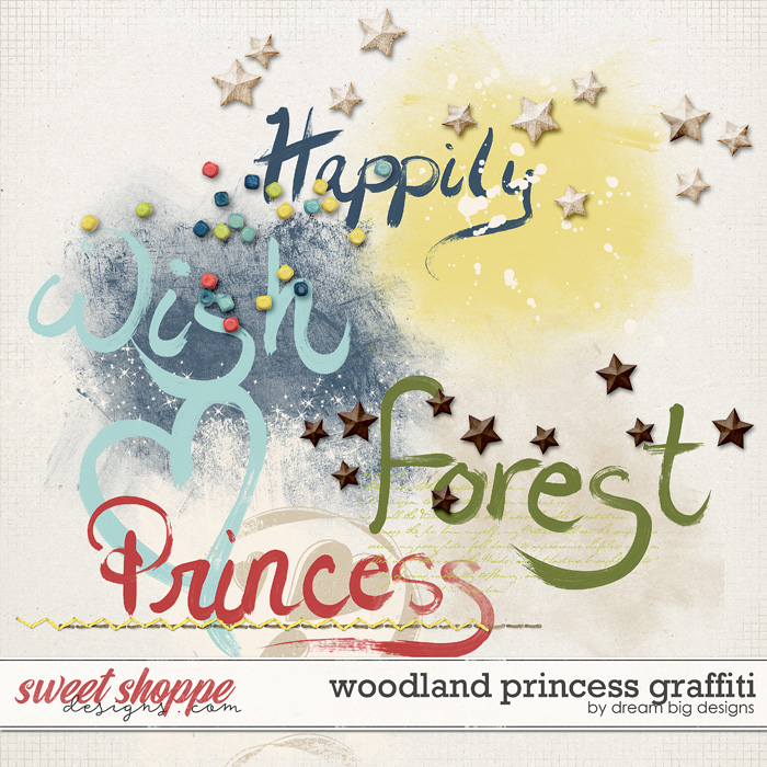 Woodland Princess Graffiti by Dream Big Designs Woodland Princess Graffiti by Dream Big Designs