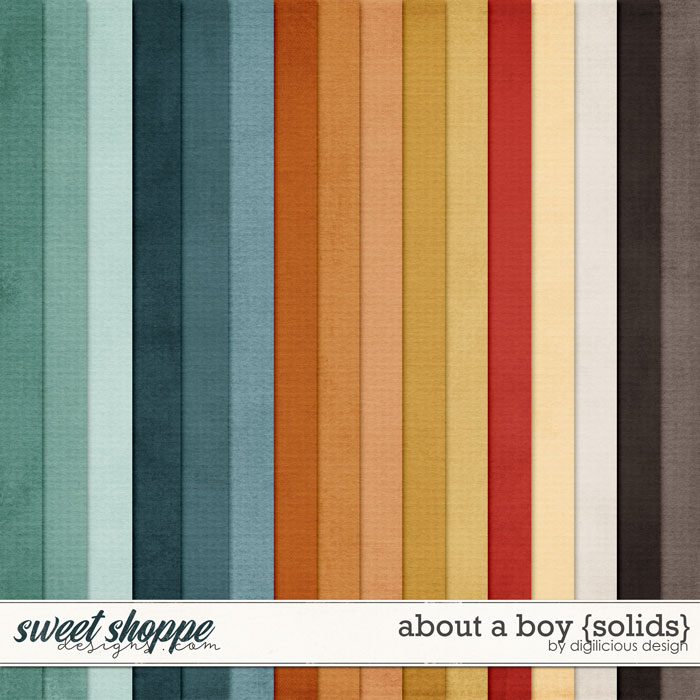 About A Boy {Solids} by Digilicious Design