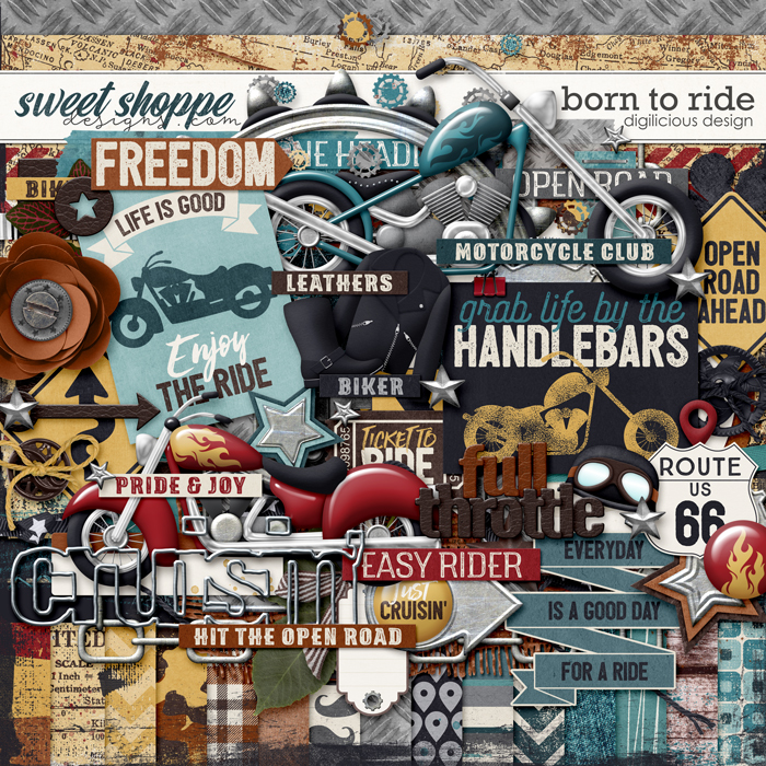 Born To Ride {Kit} by Digilicious Design