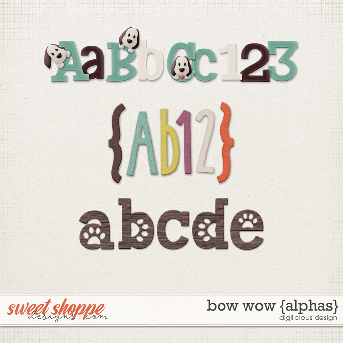 Bow Wow {Alphas} by Digilicious Design