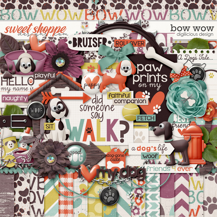 Bow Wow {Kit} by Digilicious Design