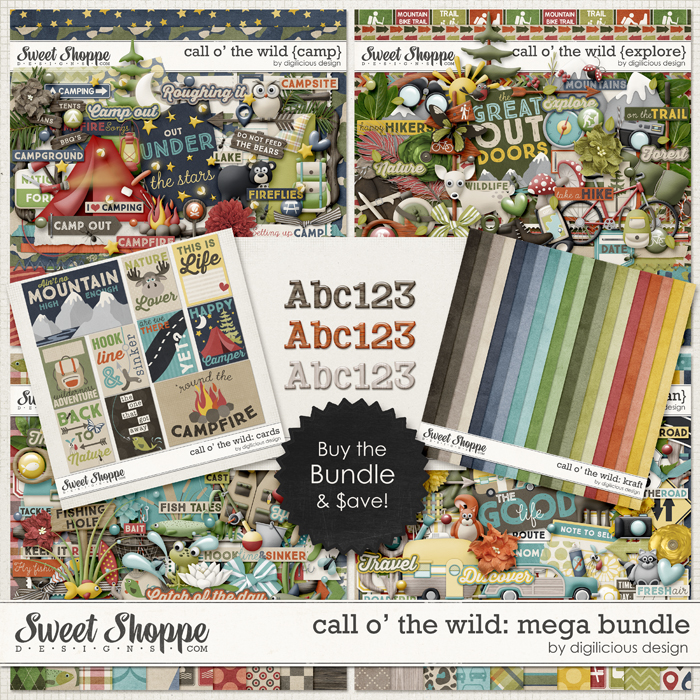 Call O' The Wild Mega Bundle by Digilicious Design