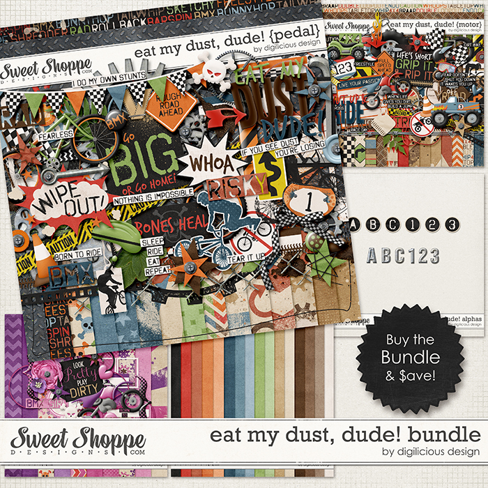 Eat My Dust, Dude! Bundle by Digilicious Design