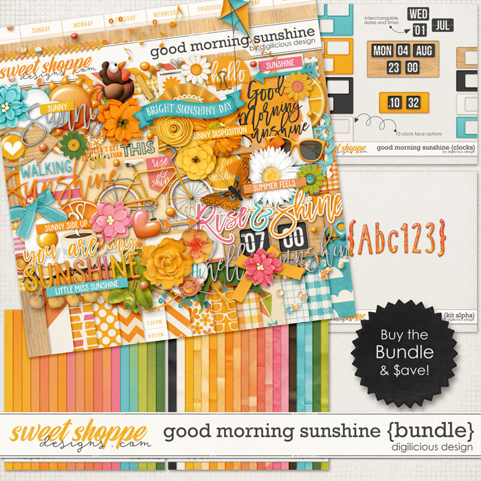 Good Morning Sunshine {Bundle} by Digilicious Design
