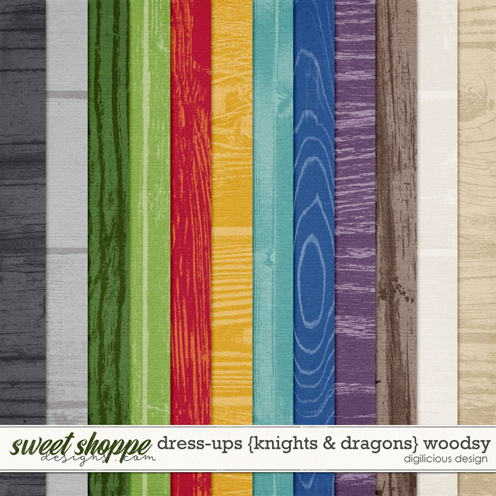 Dress-ups {Knights & Dragons} Woodsy by Digilicious Design