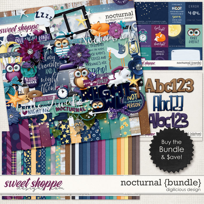Nocturnal {Bundle} by Digilicious Design