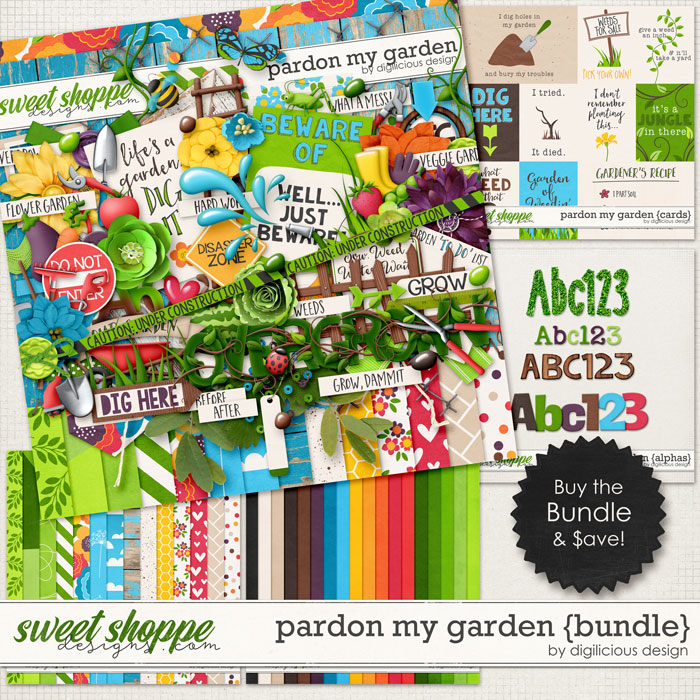 Pardon My Garden {Bundle} by Digilicious Design