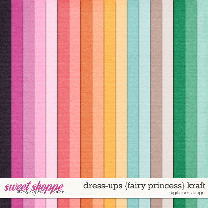 Dress-ups {Fairy Princess} Kraft by Digilicious Design