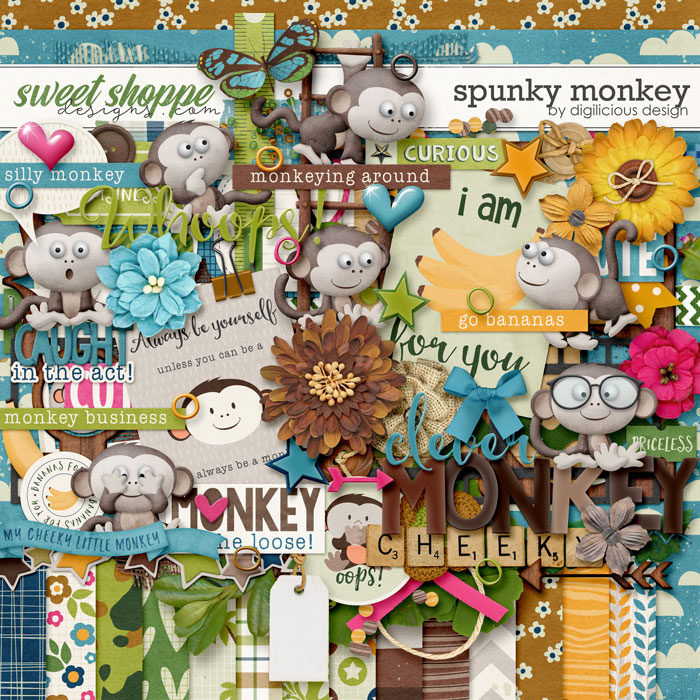 Spunky Monkey {Kit} by Digilicious Design