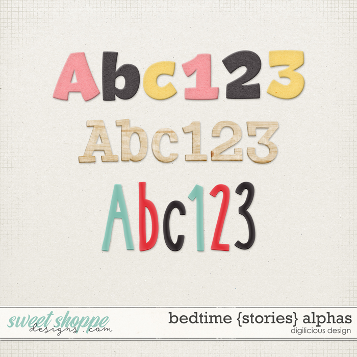 Bedtime {Stories} Alphas by Digilicious Design