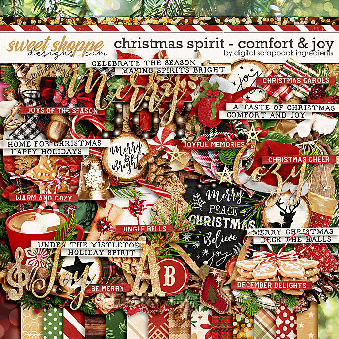 Christmas Spirit : Comfort And Joy by Digital Scrapbook Ingredients