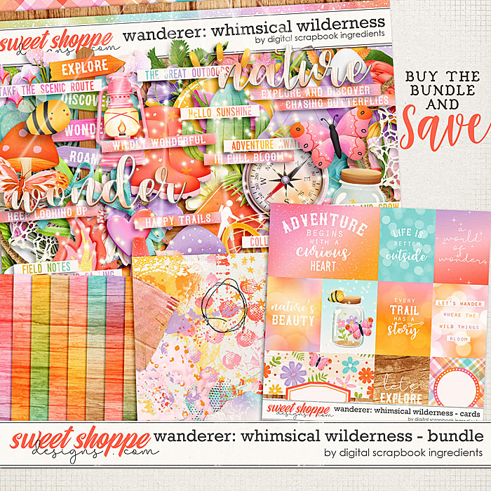 Wanderer: Whimsical Wilderness Bundle by Digital Scrapbook Ingredients