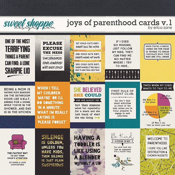 Joys of Parenthood: Cards v.1 by Erica Zane