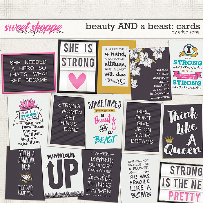 Beauty AND a Beast: Cards by Erica Zane