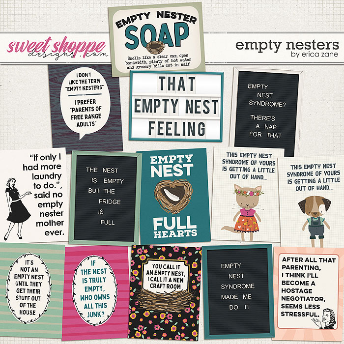 Empty Nesters: Cards by Erica Zane