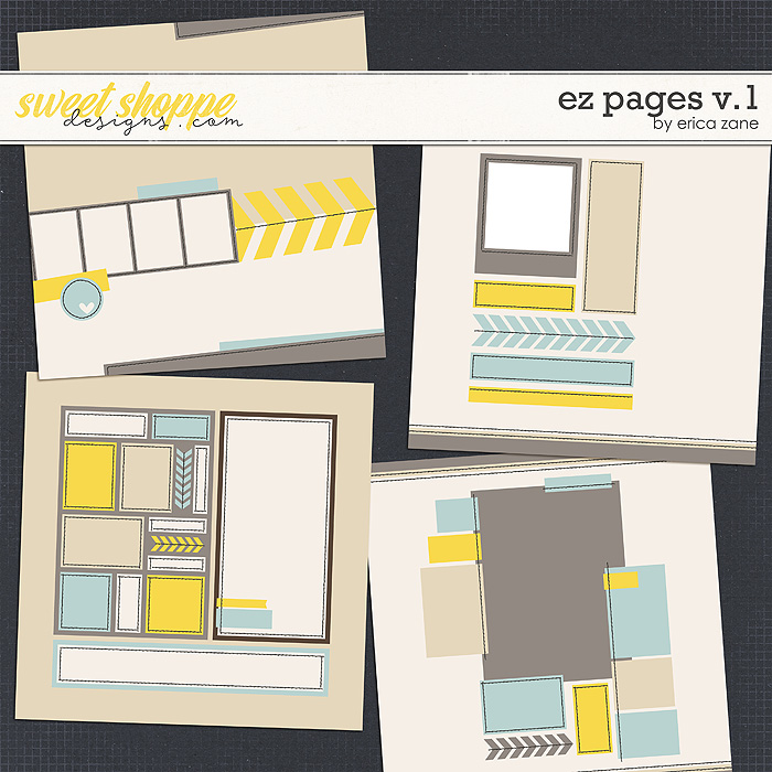 EZ Pages v.1 Templates by Erica Zane