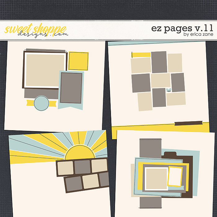 EZ Pages v.11 Templates by Erica Zane