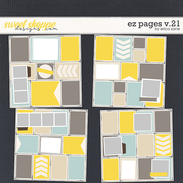 EZ Pages v.21 Templates by Erica Zane