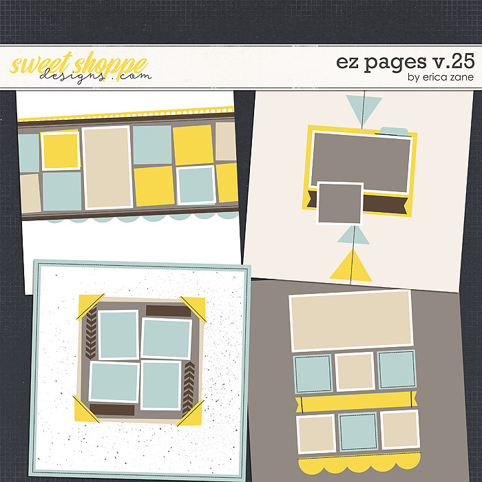 EZ Pages v.25 Templates by Erica Zane