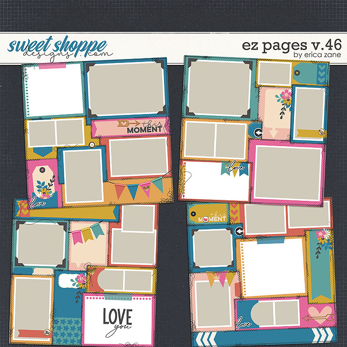 EZ Pages v.46 Templates by Erica Zane