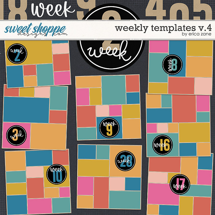 Weekly Templates v.4 by Erica Zane