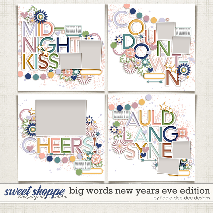 Big Words New Years Eve Edition by Fiddle-Dee-Dee Designs