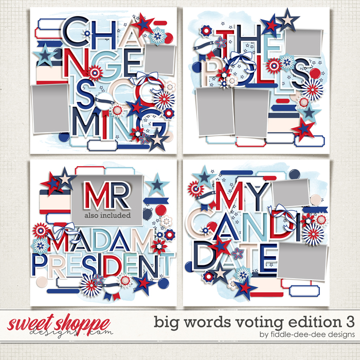 Big Words Voting Edition 3 by Fiddle-Dee-Dee Designs