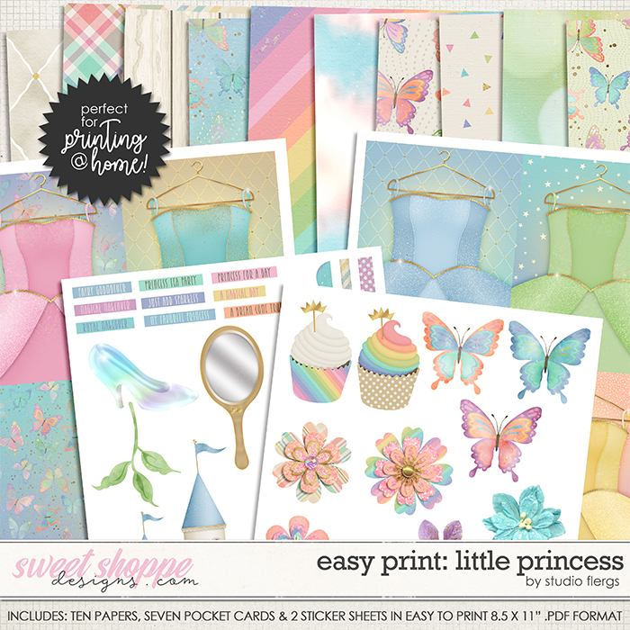 Easy Print: Believe in Magic: LITTLE PRINCESS by Studio Flergs