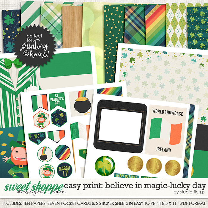 Easy Print: Believe in magic: LUCKY DAY by Studio Flergs