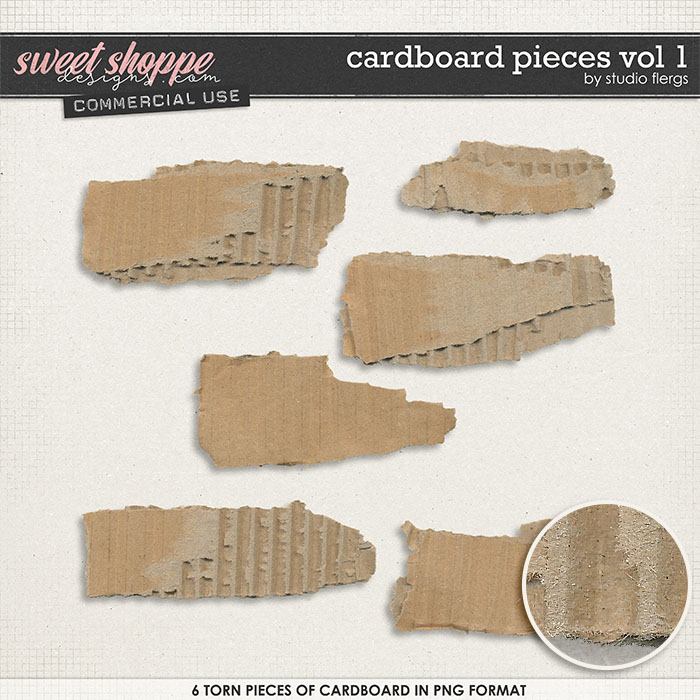 Cardboard Pieces Vol 1 by Studio Flergs