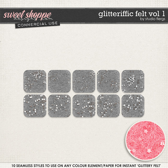 Glitteriffic Felt VOL 1 by Studio Flergs