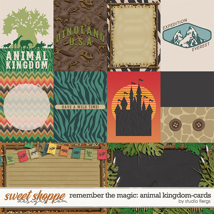Remember the Magic: ANIMAL KINGDOM- CARDS by Studio Flergs