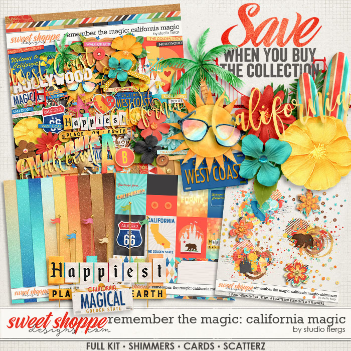 Remember the Magic: CALIFORNIA MAGIC- COLLECTION & *FWP* by Studio Flergs