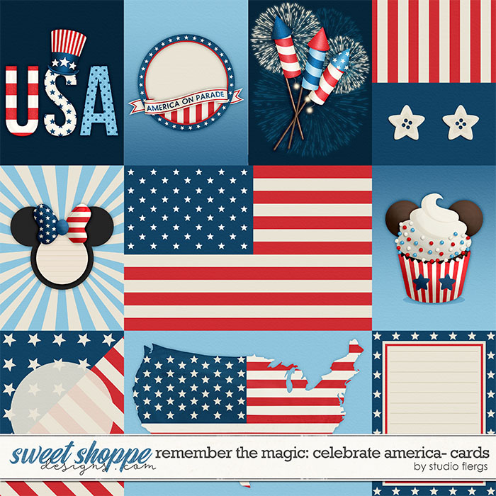 Remember the Magic: CELEBRATE AMERICA- CARDS by Studio Flergs