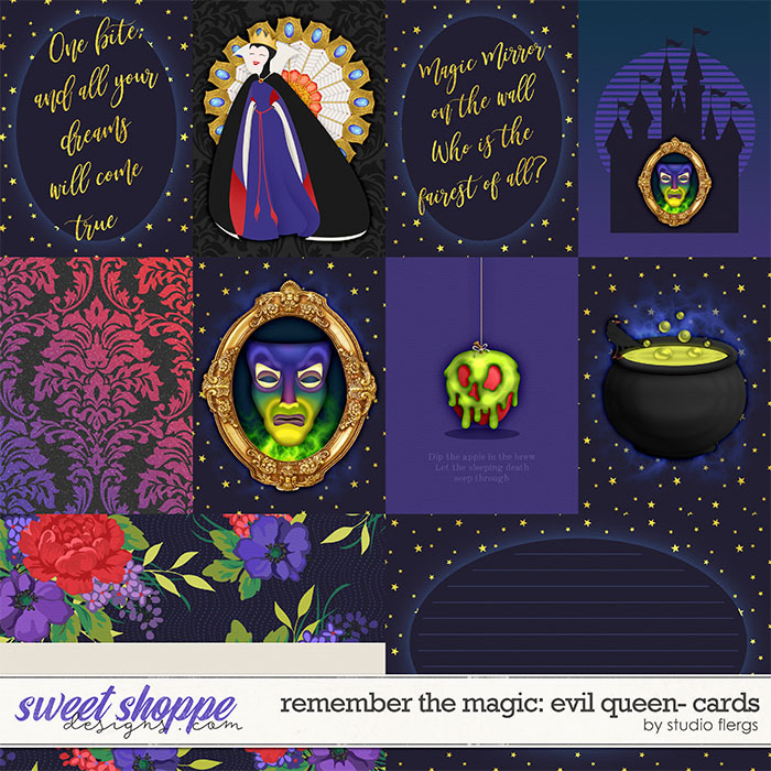 Remember the Magic: EVIL QUEEN- CARDS by Studio Flergs