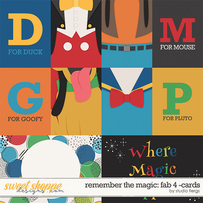 Remember the Magic: FAB 4- CARDS by Studio Flergs