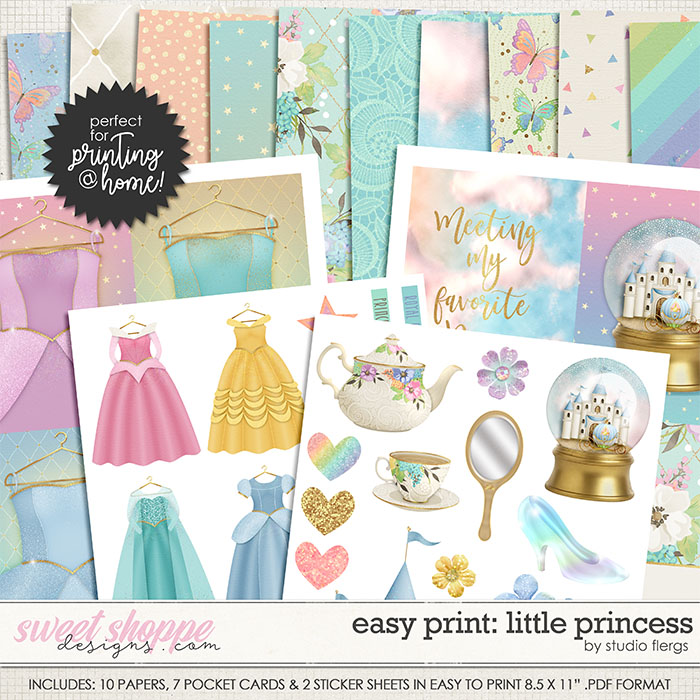 Remember the Magic: LITTLE PRINCESS- EZ PRINT by Studio Flergs Remember the Magic: LITTLE PRINCESS- EZ PRINT by Studio Flergs