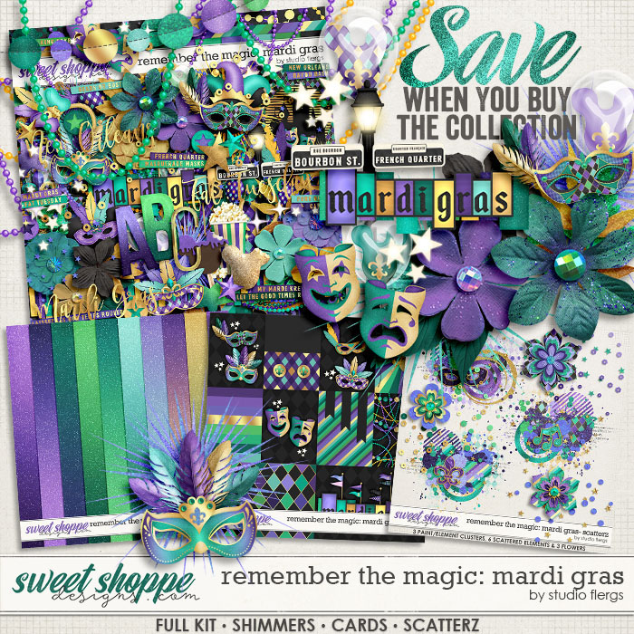 Remember the Magic: MARDI GRAS- COLLECTION * FWP* by Studio Flergs