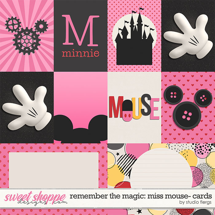 Remember the Magic: MISS MOUSE- CARDS by Studio Flergs