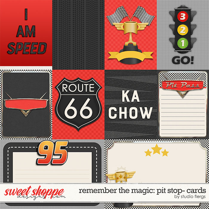 Remember the Magic: PIT STOP- CARDS by Studio Flergs