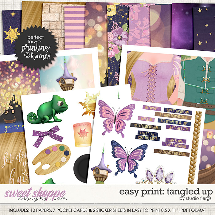 Remember the Magic: TANGLED UP- EZ PRINT by Studio Flergs Remember the Magic: TANGLED UP- EZ PRINT by Studio Flergs