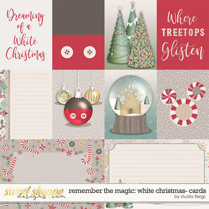 Remember the Magic: WHITE CHRISTMAS- CARDS by Studio Flergs