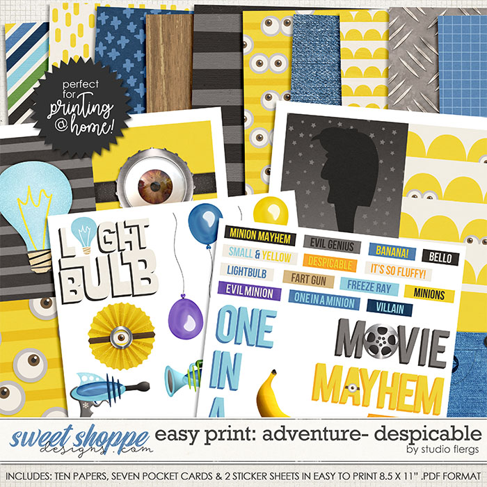 Adventure: DISPICABLE- EZ PRINT by Studio Flergs Adventure: DISPICABLE- EZ PRINT by Studio Flergs
